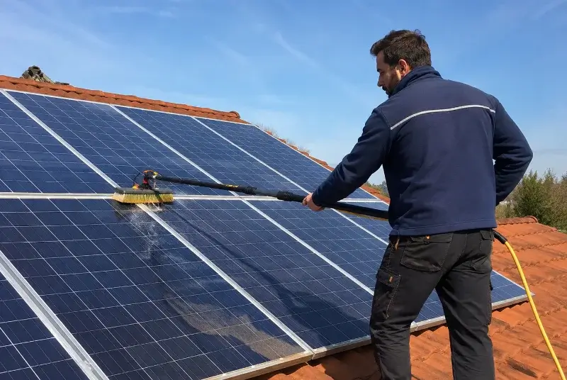 Nettoyage et entretien de panneaux solaires à Roquetaillade-et-Conilhac